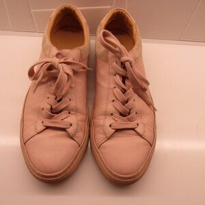 KOIO Pink Handmade Italian Leather Sneakers--Sz 40--Womens 9.5 to 10--#2
